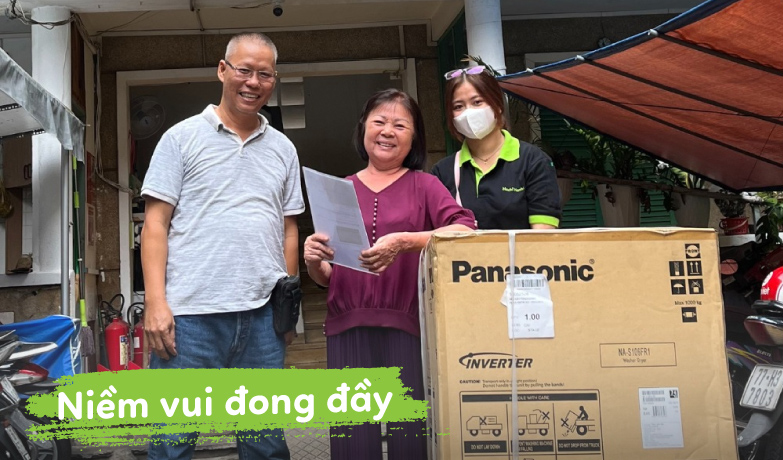 Hachi Hachi trao giải chương trình "Vui mua sắm - Trúng quà tổ ấm"