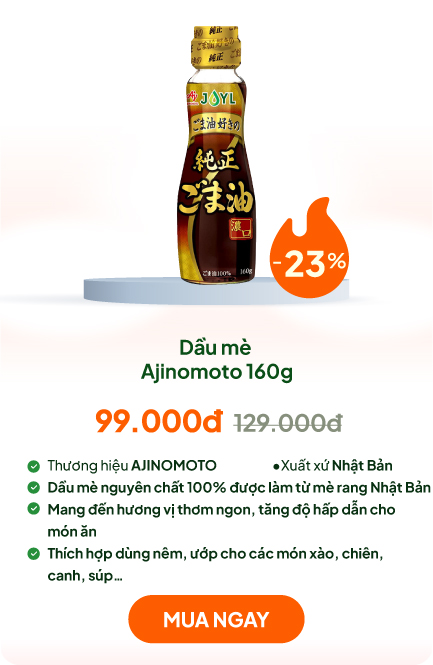 Dầu mè Ajinomoto 160g