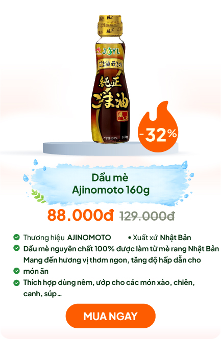 Dầu mè Ajinomoto 160g