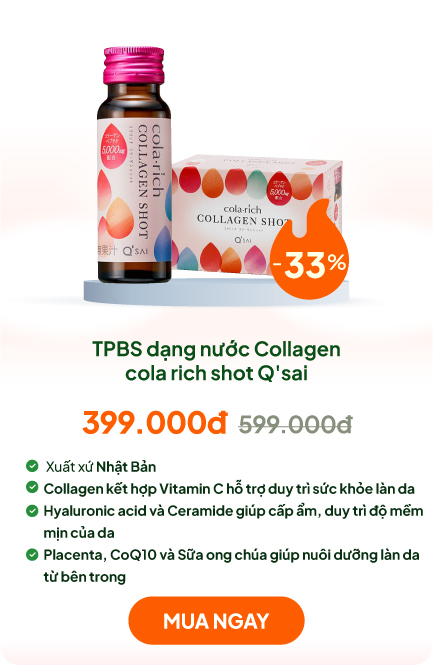 TPBS dạng nước collagen Nhật Bản cola rich shot Q