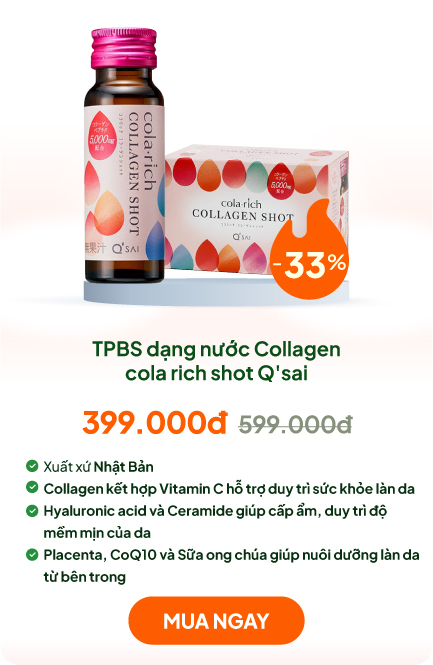 TPBS dạng nước collagen Nhật Bản cola rich shot Q