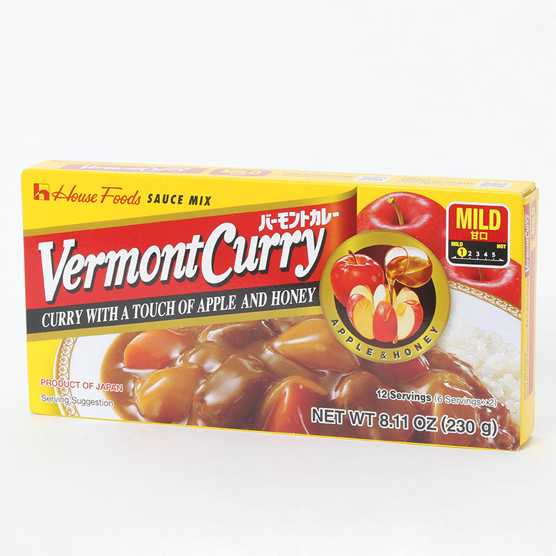 Viên xốt cà ri Vermont ngọt 230g (12 phần ăn) thương hiệu HOUSE FOODS