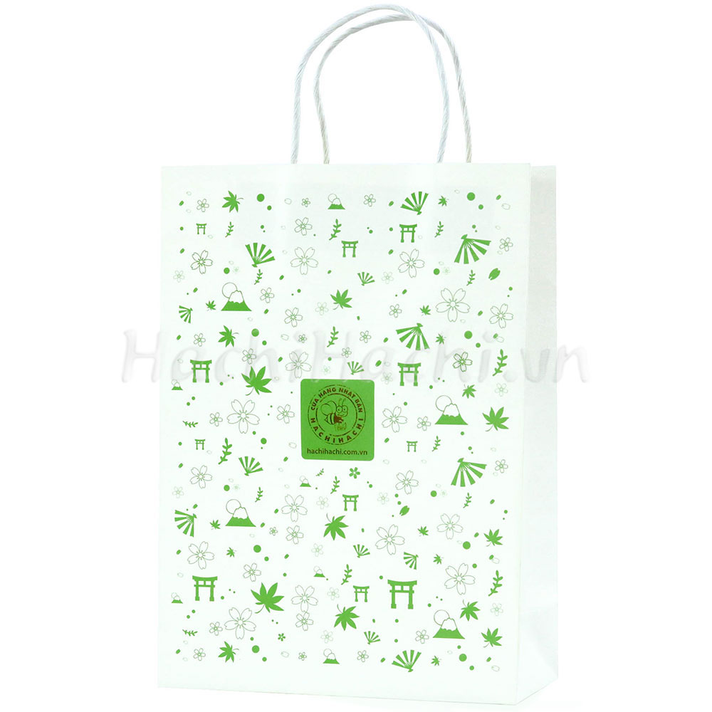 Túi giấy lớn Hachi size M 23x10x32cm thương hiệu 