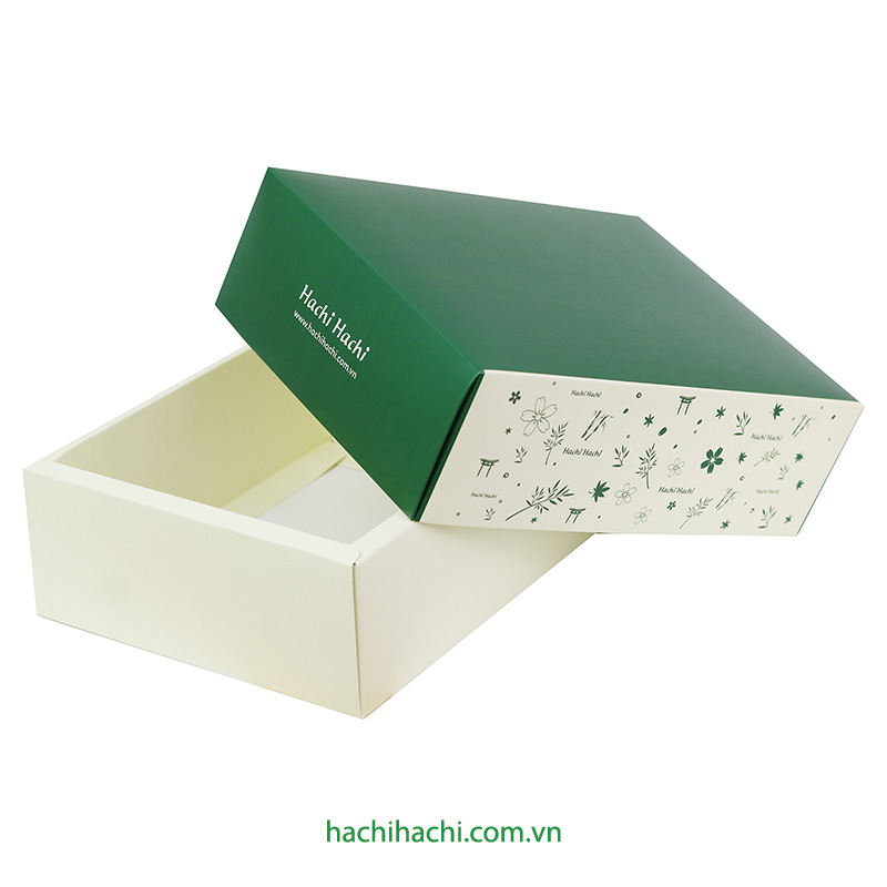 Hộp giấy giftset 18.5x14x6.5cm  thương hiệu 