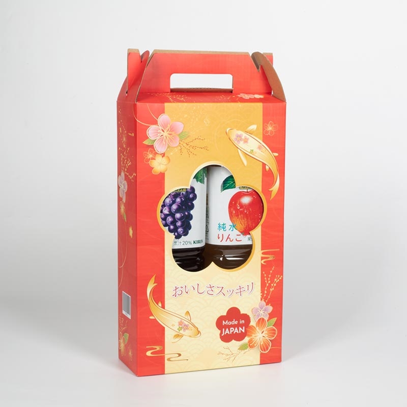 Hộp giấy 2 chai 1.5L 18x31x8cm thương hiệu 