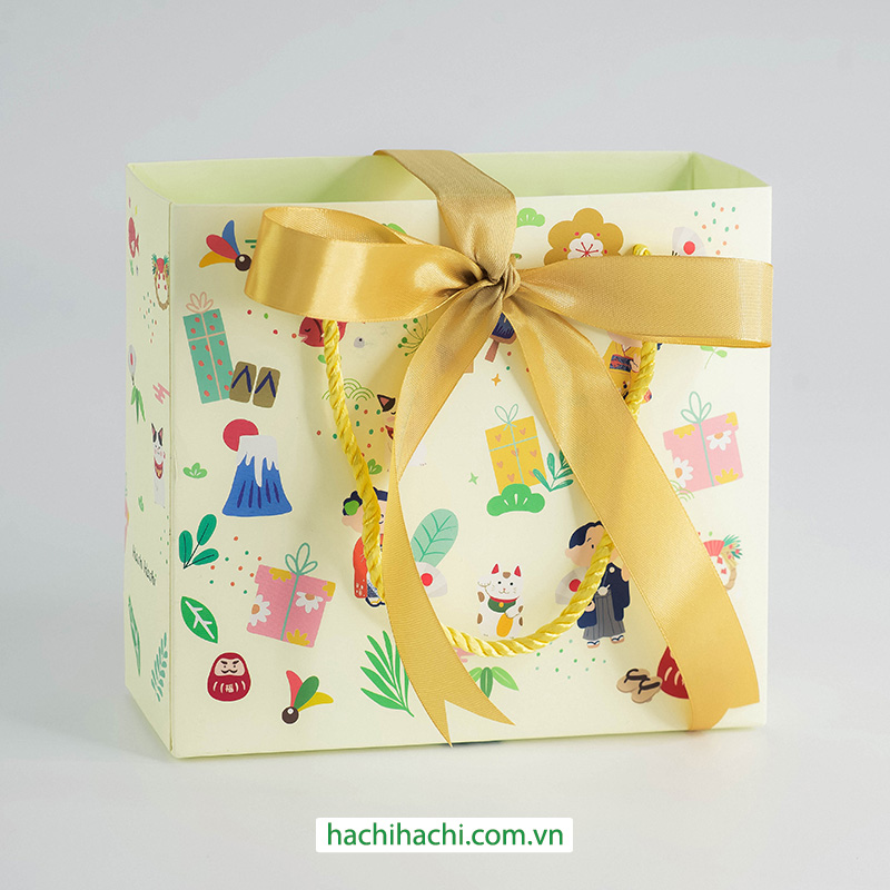 Hộp giấy giftset Hachi Hachi 2302 (14x18.5x6.5cm)