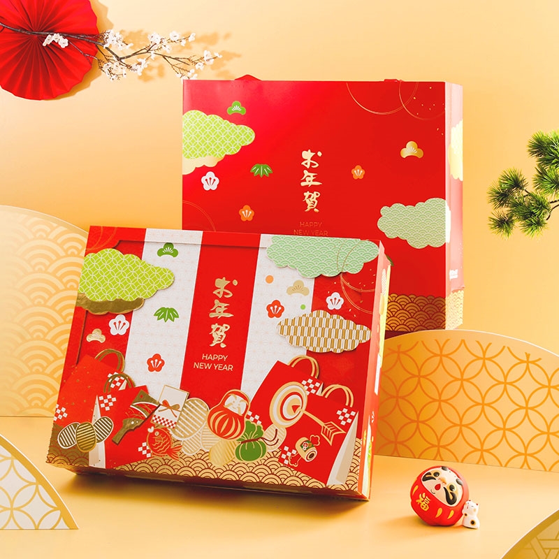 Hộp giấy hamper Hachi Hachi 2509-Mẫu 3 (đã gồm phí gói quà) thương hiệu 