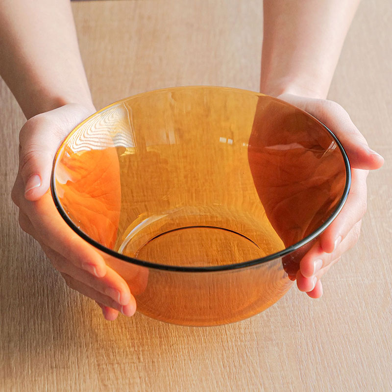 Tô thủy tinh Duralex Lys vàng Amber 17cm thương hiệu DURALEX