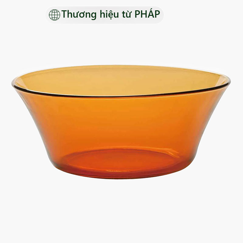 Tô thủy tinh Duralex Lys vàng Amber 17cm