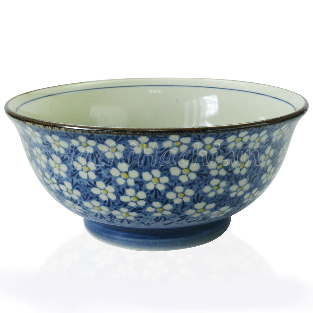 Tô gốm Nhật Bản, tô đại, bát ô tô, bát tô canh, bát ăn mì 18.7cm, dùng được lò vi sóng thương hiệu TORI