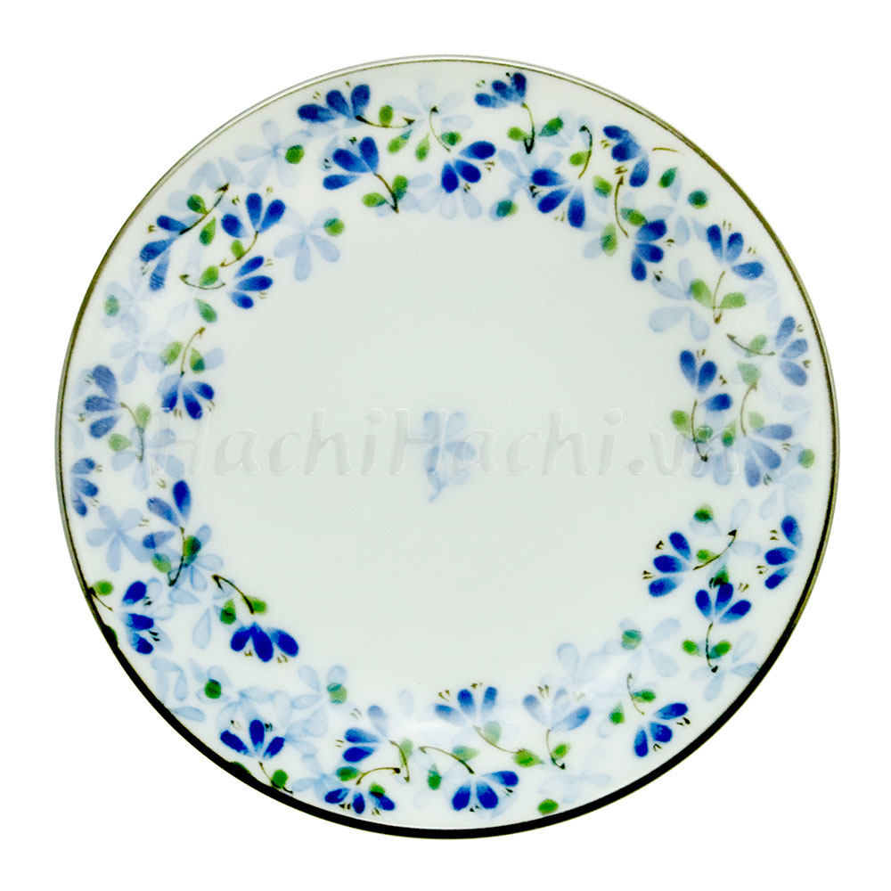 Đĩa sứ Nhật Bản 10cm, đĩa gốm sứ nông lòng, cạn lòng, dùng được lò vi sóng thương hiệu 