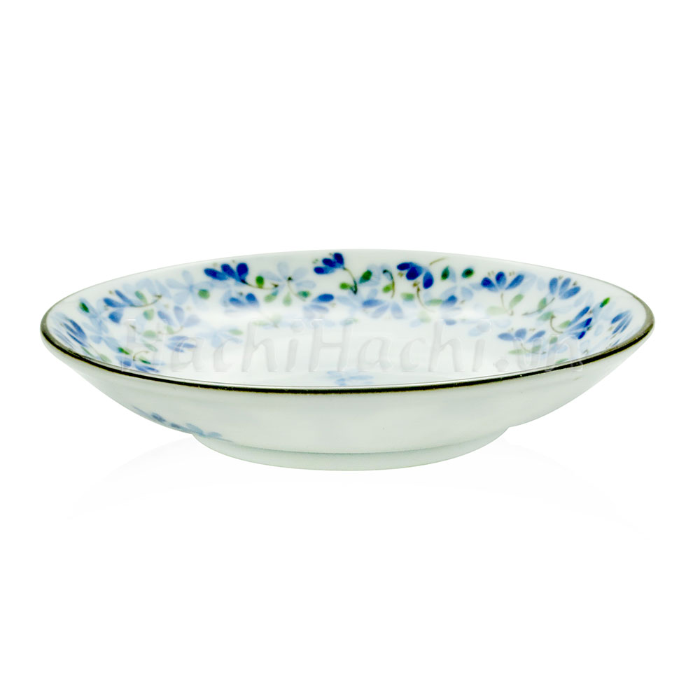 Đĩa sứ Nhật Bản 10cm, đĩa gốm sứ nông lòng, cạn lòng, dùng được lò vi sóng thương hiệu 
