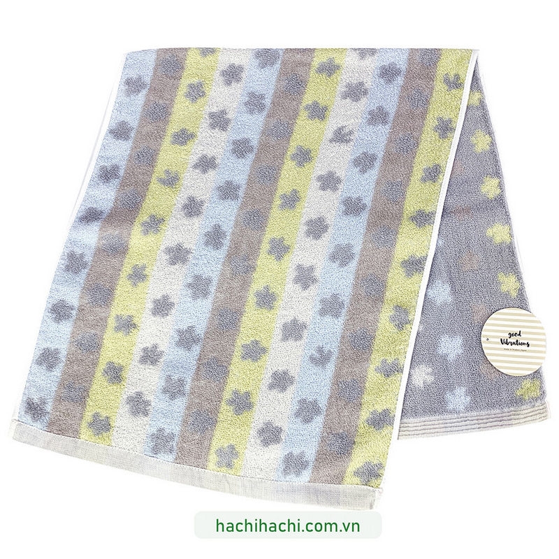 Khăn vải cotton Nissen 33x80cm (GV-805-GY) thương hiệu NISSEN SHOKO