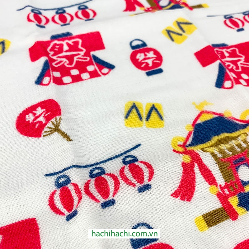 Khăn vải cotton Nissen 30x30cm (JS-4103) thương hiệu NISSEN SHOKO