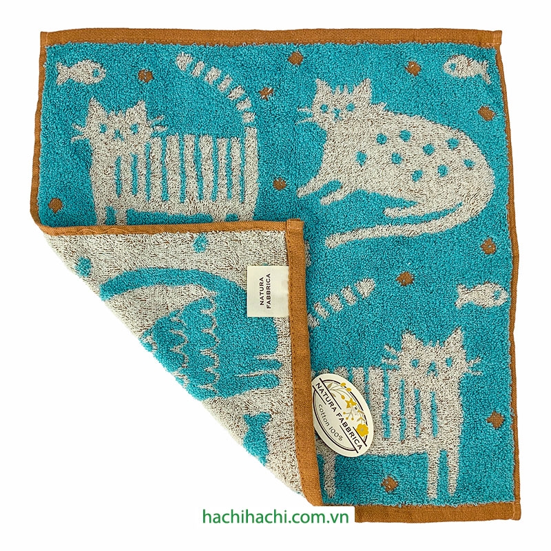 Khăn vải cotton Nissen 34x35cm (NF-3038-B) thương hiệu NISSEN SHOKO