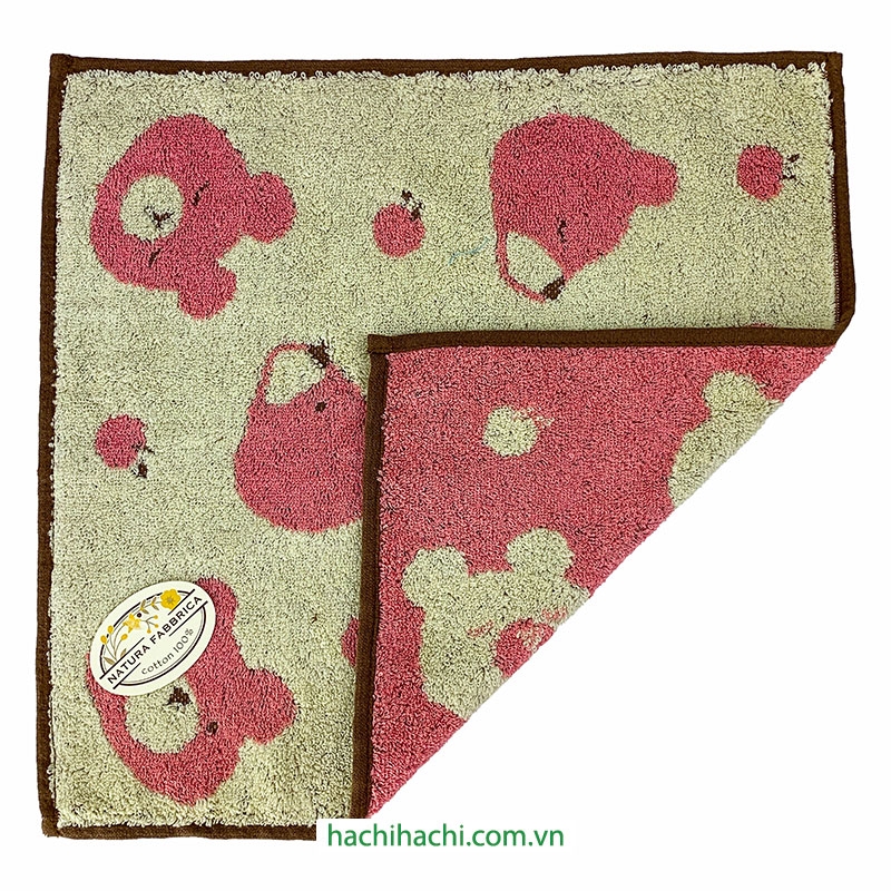 Khăn vải cotton Nissen 34x35cm (NF-3036-P) thương hiệu NISSEN SHOKO
