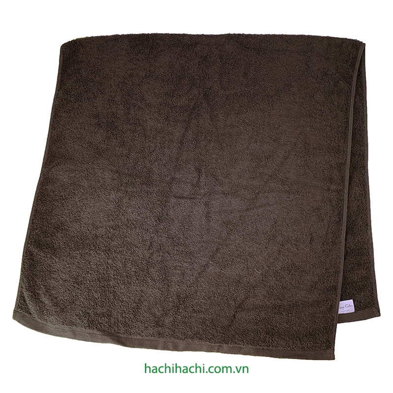 Khăn vải cotton Nissen 60x120cm (DP-2001)-Dark Brown thương hiệu NISSEN SHOKO