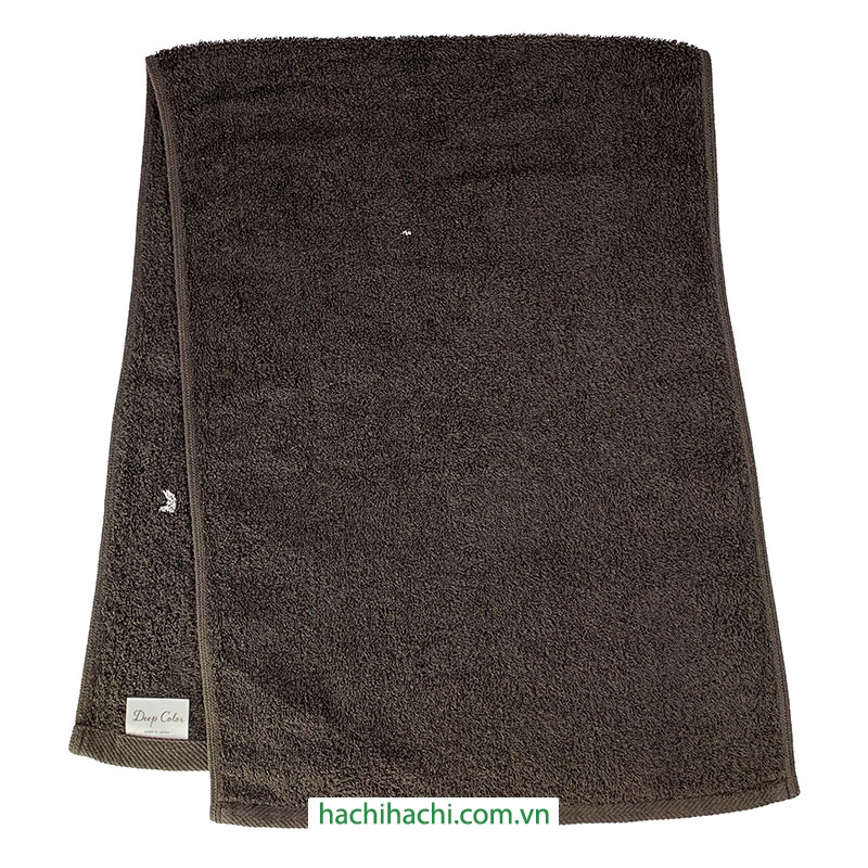Khăn vải cotton Nissen 34x90cm (DP-801)-Dark Brown thương hiệu NISSEN SHOKO