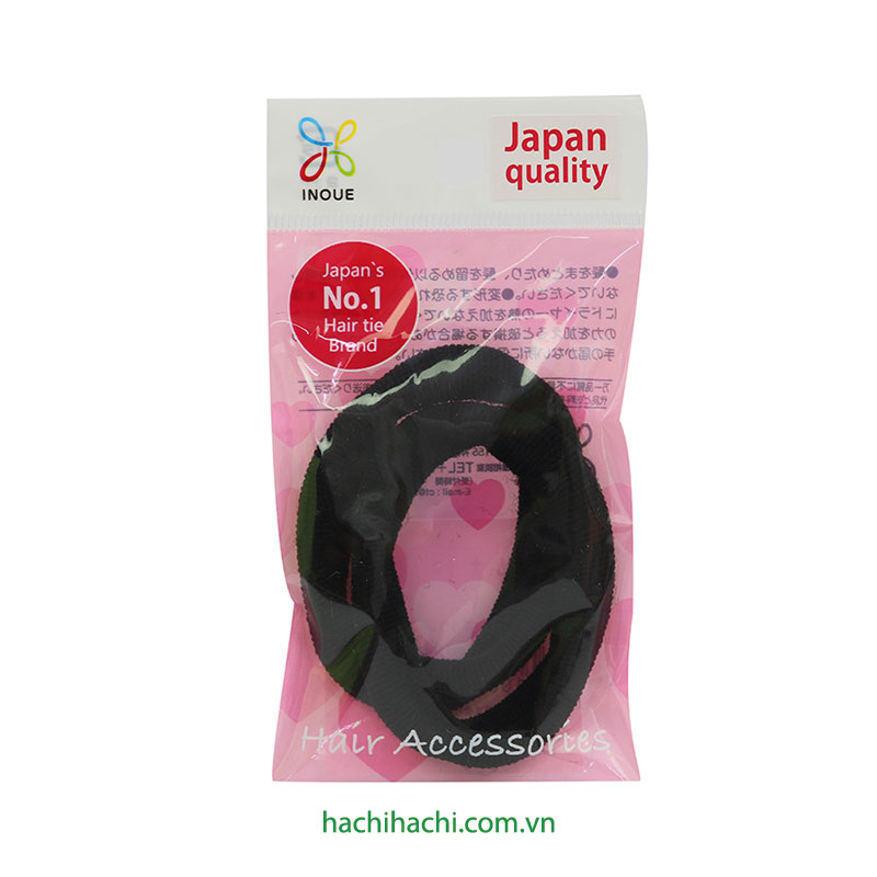 Dây cột tóc 2 cái (Đen)