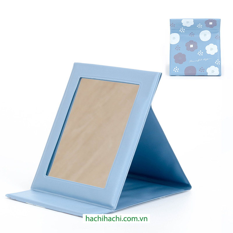 Gương soi gấp gọn, có thể đặt đứng 13x11cm (Nhiều mẫu)-Giao mẫu ngẫu nhiên thương hiệu SYNAPSE