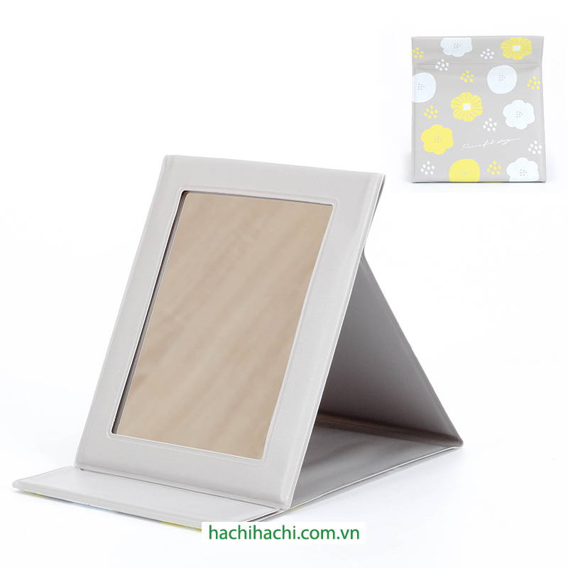 Gương soi gấp gọn, có thể đặt đứng 13x11cm (Nhiều mẫu)-Giao mẫu ngẫu nhiên thương hiệu SYNAPSE