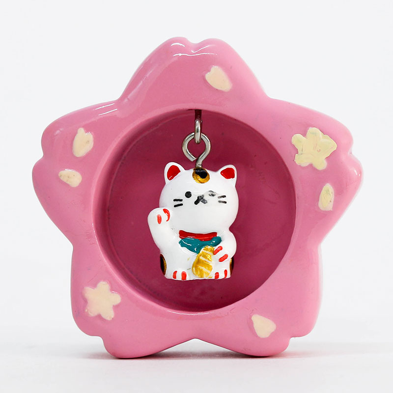 Nam châm hít trang trí tủ lạnh (Hoa anh đào Sakura & mèo may mắn) thương hiệu SYNAPSE