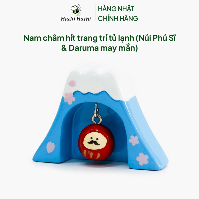 Nam châm hít trang trí tủ lạnh (Núi Phú Sĩ & Daruma may mắn) thương hiệu SYNAPSE
