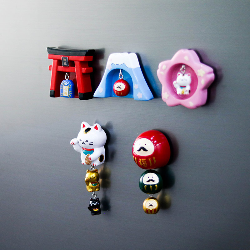 Nam châm hít trang trí tủ lạnh (Daruma may mắn) thương hiệu SYNAPSE