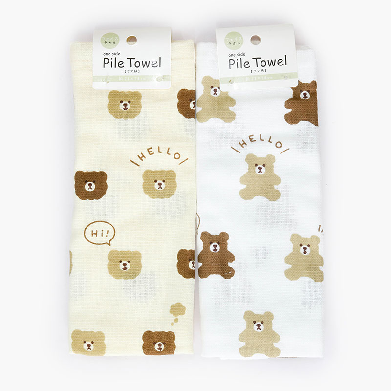 Khăn vải cotton hình gấu 28x70cm (Nhiều mẫu)-Giao mẫu ngẫu nhiên thương hiệu SYNAPSE