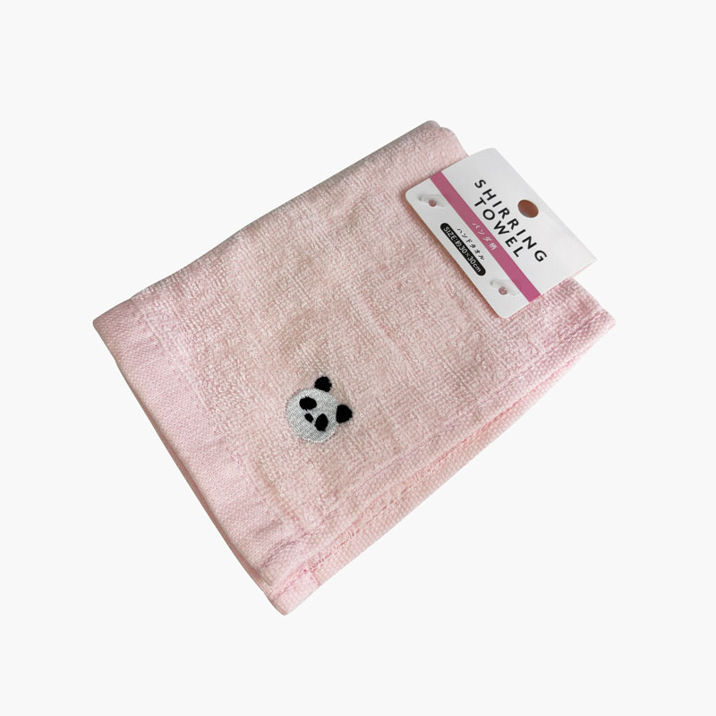 Khăn mặt cotton Shirring Towel mềm mịn, thấm hút tốt mẫu gấu trúc 30x30cm thương hiệu SYNAPSE