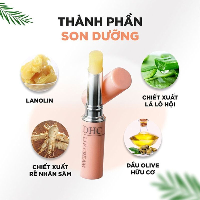Son dưỡng môi Nhật Bản DHC Lip Cream 1.5g  thương hiệu DHC