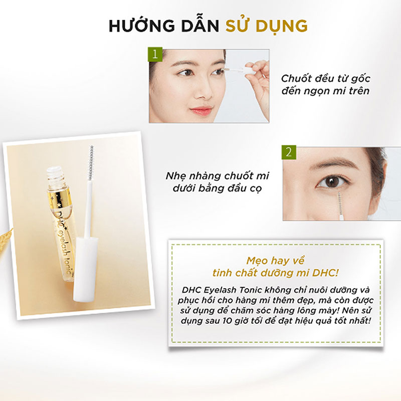 Tinh chất dưỡng mi Nhật Bản DHC Eyelash Tonic 6.5ml  thương hiệu DHC