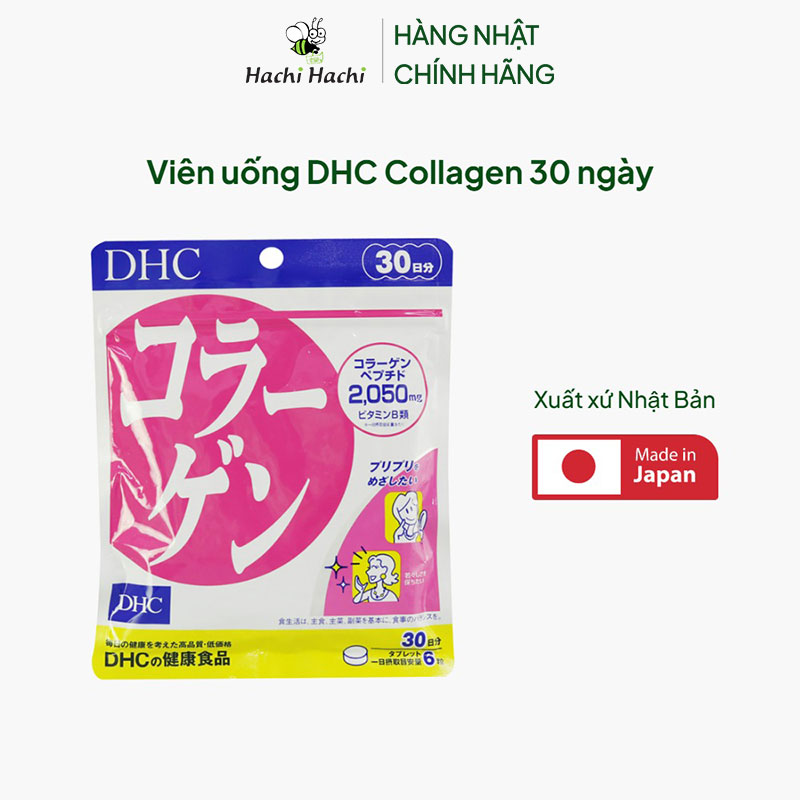 TPBVSK: Viên uống DHC Collagen Nhật Bản 30 ngày, tăng đàn hồi, làm đẹp da thương hiệu DHC