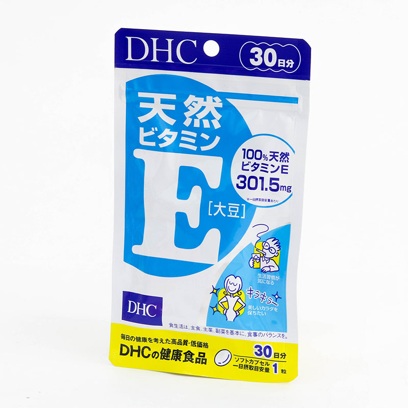 TPBVSK: Viên uống DHC Natural Vitamin E soybean Nhật Bản 30 ngày, chống oxy hóa, hạn chế lão hóa da thương hiệu DHC