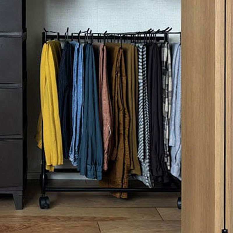 Sào phơi đồ thông minh 15 nhánh có bánh xe đẩy (Đen) thương hiệu BE WORTH STYLE