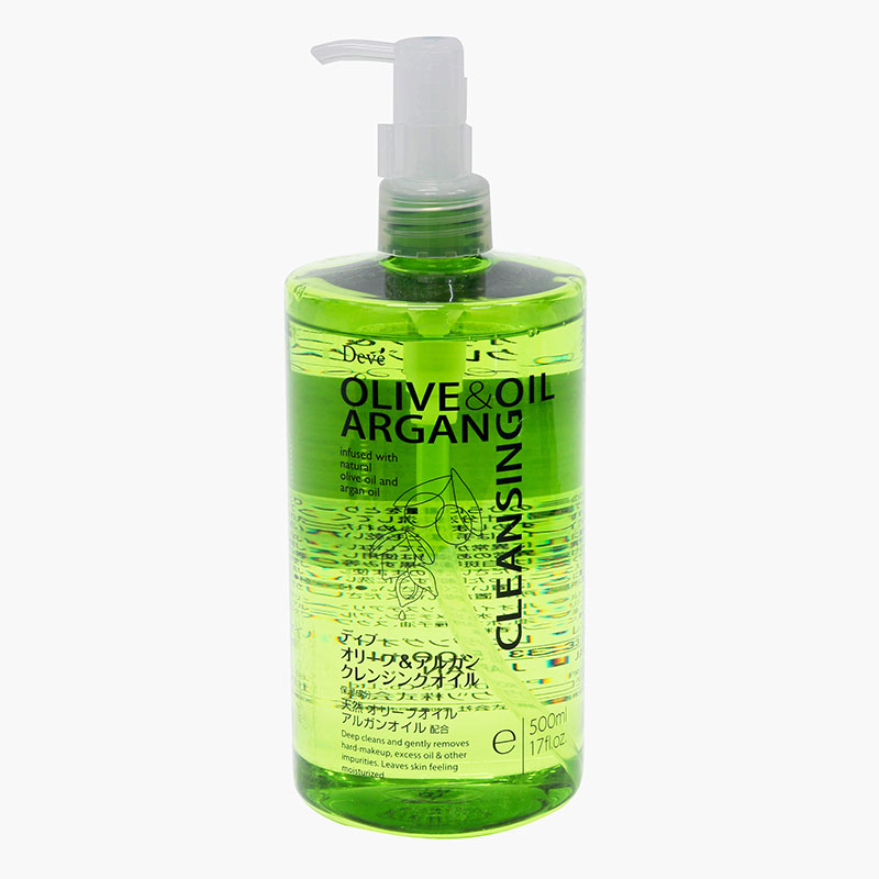 Dầu tẩy trang Nhật Bản chiết xuất dầu Olive & Argan Deve 500ml thương hiệu KUMANO YUSHI