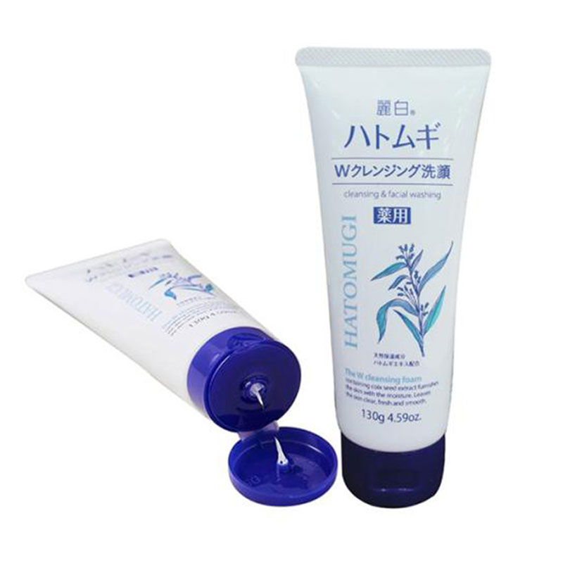 Sữa rửa mặt tẩy trang làm sáng da Nhật Bản Reihaku Hatomugi 130g  thương hiệu KUMANO YUSHI