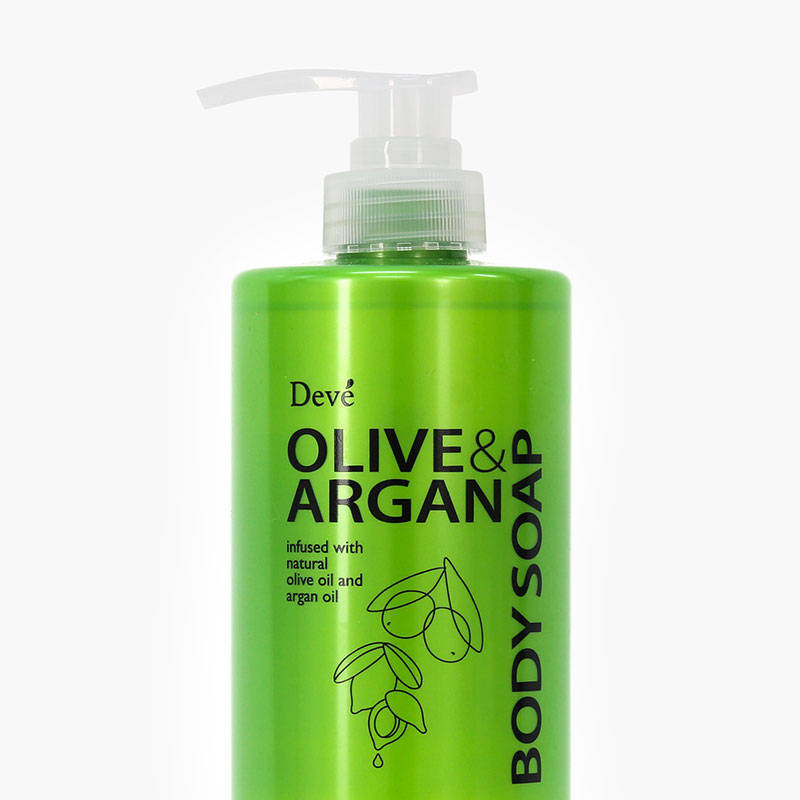Sữa tắm sáng da Nhật Bản Olive & Argan 800ml  thương hiệu KUMANO YUSHI