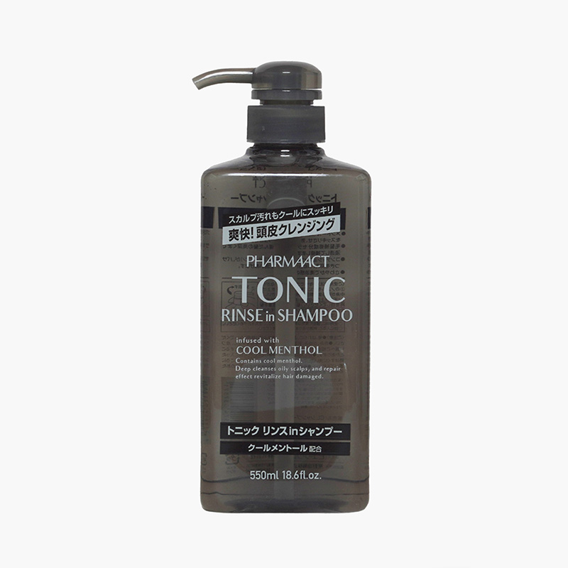 Dầu gội xả dành cho nam Nhật Bản Pharmaact cool tonic rinse in shampoo 550ml