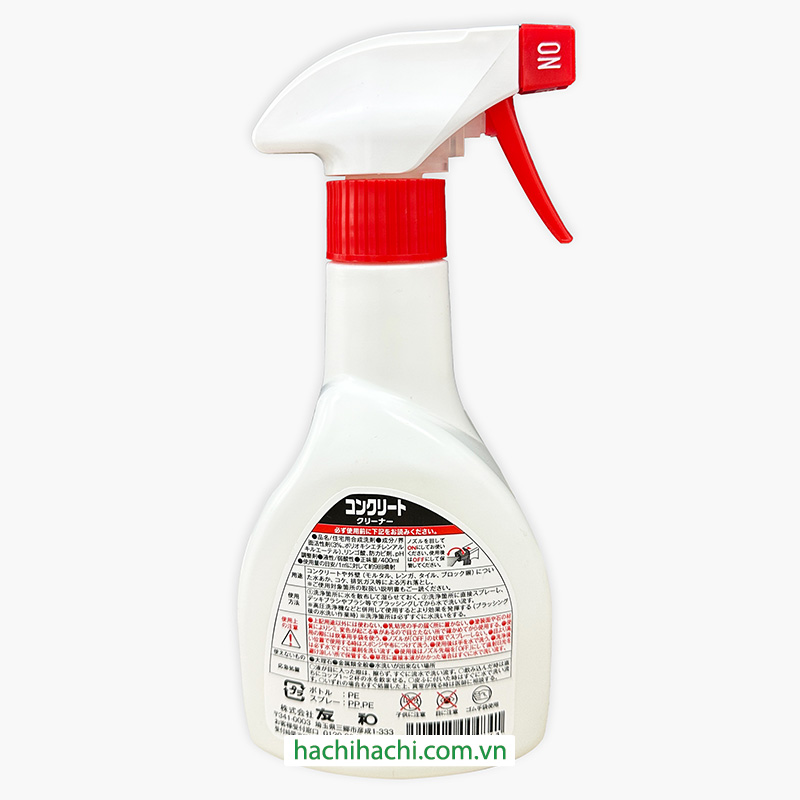 Dung dịch tẩy bê tông và rong rêu Tipo's 400ml thương hiệu 