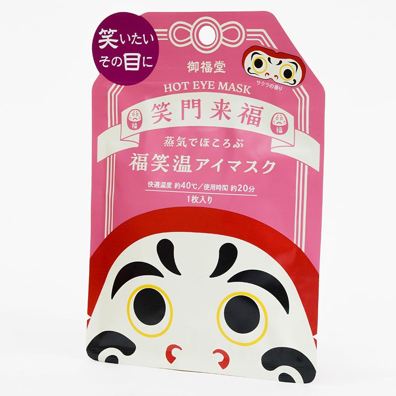 Miếng chườm ấm mắt thư giãn Nhật Bản Ofukudo - Daruma Hương hoa anh đào Sakura 1 miếng thương hiệu 