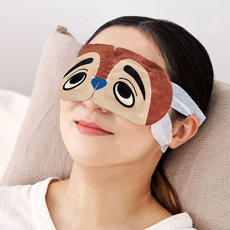 Miếng chườm ấm mắt thư giãn Nhật Bản Ofukudo - Tanuki Hương Gỗ Đàn Hương 1 miếng thương hiệu 