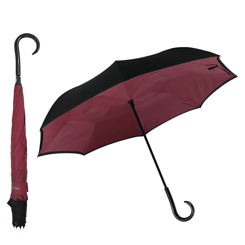 Cây dù gấp ngược Waterfront 60cm (Nhiều mẫu)-Giao mẫu ngẫu nhiên thương hiệu SHUS SELEC