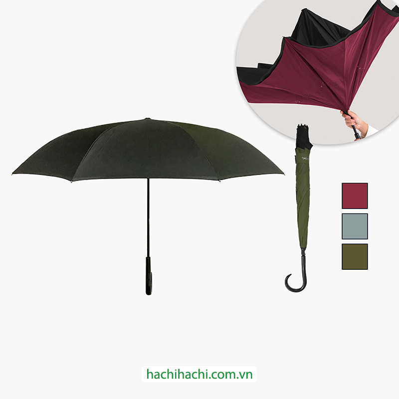 Cây dù gấp ngược Waterfront 60cm (Nhiều mẫu)-Giao mẫu ngẫu nhiên