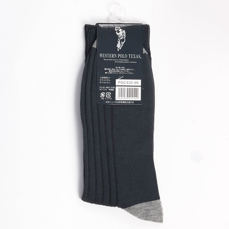 Vớ nam cổ cao gân chìm Western Polo Texas 25-27cm (Nhiều mẫu)-Giao mẫu ngẫu nhiên thương hiệu 