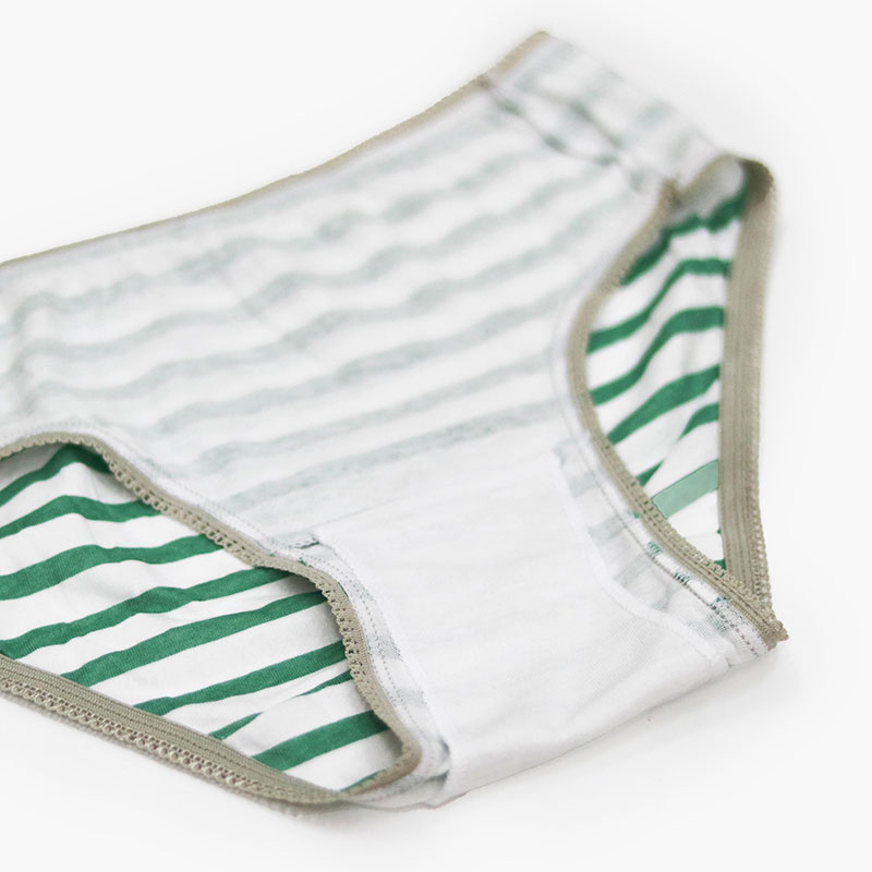 Quần lót nữ cotton cao cấp đáy 2 lớp cố định băng vệ sinh vải họa tiết size L, vòng hông 92-100cm (Nhiều mẫu) thương hiệu 