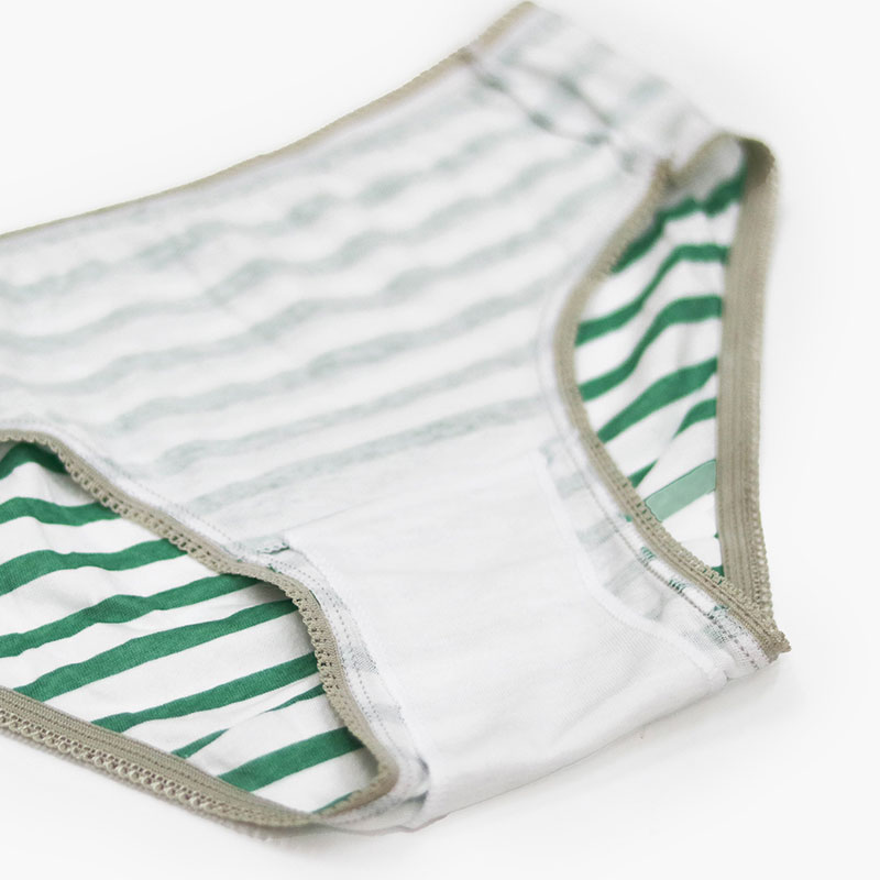 Quần lót nữ cotton cao cấp đáy 2 lớp cố định băng vệ sinh vải họa tiết size LL, vòng hông 97-105cm (Nhiều mẫu) thương hiệu 