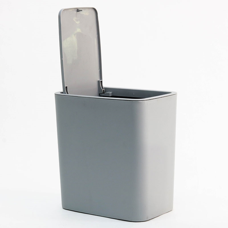 Thùng rác nắp bật cao cấp 16.8x24.7cm (Xám) thương hiệu WATTS