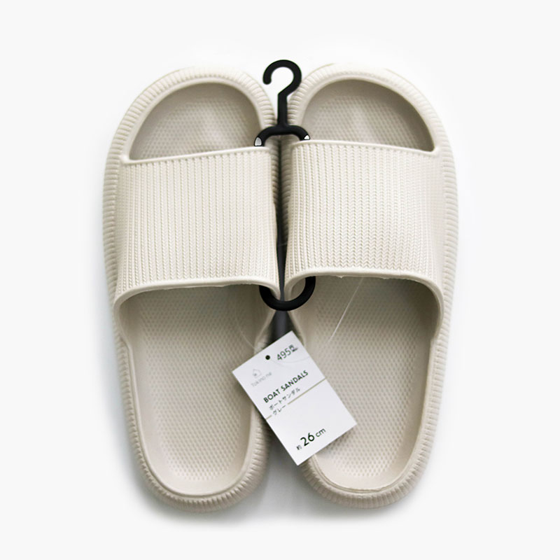 Dép nhựa quai ngang 26cm (Xám)