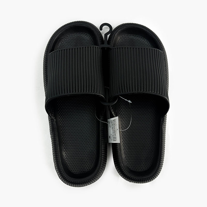 Dép nhựa quai ngang 28cm (Đen)